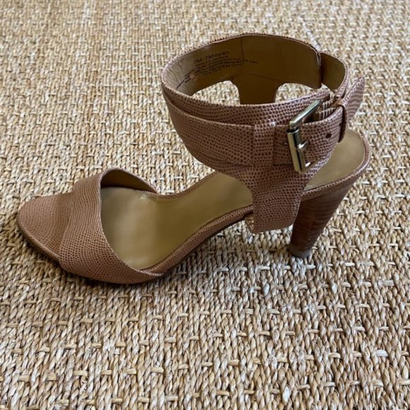 Nine West Mixie Leather Ankle Strap Sandals - Picture 6 of 13